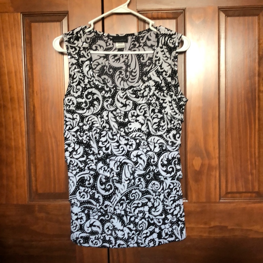 Brittany Black Sleeveless Top